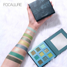 Load image into Gallery viewer, FOCALLURE New Green Eyeshadow palette waterproof long lasting