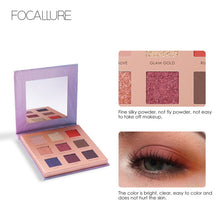 Load image into Gallery viewer, FOCALLURE New Green Eyeshadow palette waterproof long lasting