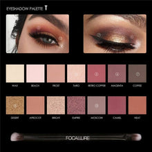 Load image into Gallery viewer, FOCALLURE Glitter Eye shadow palette 14 colors professional pallete