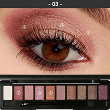 Load image into Gallery viewer, FOCALLURE Makeup Eyeshadow Palette Smooth Pigment Cosmetic with Brush