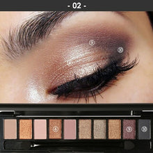 Load image into Gallery viewer, FOCALLURE Makeup Eyeshadow Palette Smooth Pigment Cosmetic with Brush