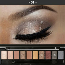 Load image into Gallery viewer, FOCALLURE Makeup Eyeshadow Palette Smooth Pigment Cosmetic with Brush