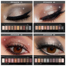 Load image into Gallery viewer, FOCALLURE Makeup Eyeshadow Palette Smooth Pigment Cosmetic with Brush