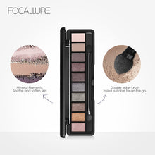 Load image into Gallery viewer, FOCALLURE Makeup Eyeshadow Palette Smooth Pigment Cosmetic with Brush