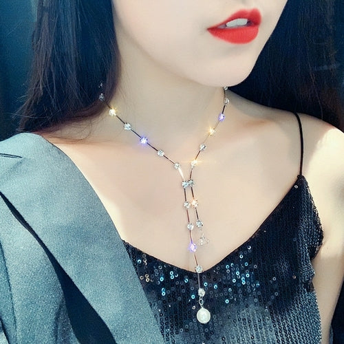 Fashion Crystal Choker Necklace