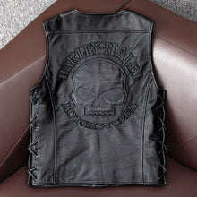 Load image into Gallery viewer, Cowhide Men's Genuine Leather Jacket Leather Vest