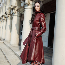 Load image into Gallery viewer, New Autumn Winter Women Fashion Genuine Leather Jacket Elegant