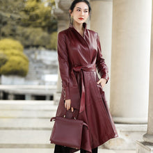 Load image into Gallery viewer, New Autumn Winter Women Fashion Genuine Leather Jacket Elegant