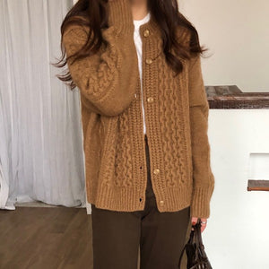 Fall Winter New Style Cashmere Sweater Cardigan Loose