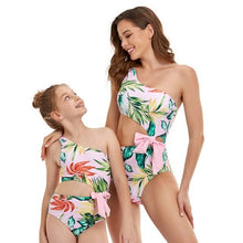 Load image into Gallery viewer, Family Matching Clothes Slanted Shoulders Waistless Sexy One piece