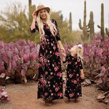 Load image into Gallery viewer, Family Matching Outfits For Mom Daughter Dress Home Clothes Mother