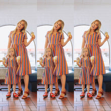 Load image into Gallery viewer, Family Matching Outfits Summer Clothing Mother and Daughter Dress