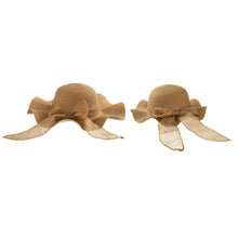 Load image into Gallery viewer, Family Matching Summer Hats Mom And Me Floral Straw For Kids Women
