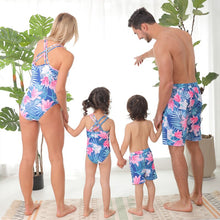 Load image into Gallery viewer, Family Matching Swimsuit Mother Daughter Summer Beach Holiday