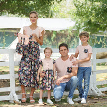 Load image into Gallery viewer, Family Set Mom Baby Romper Mommy and Me Clothes Flower Dress Mother
