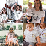 Family Tshirts Boys Girls Mom Mother Mommy and Daughter Son Family T