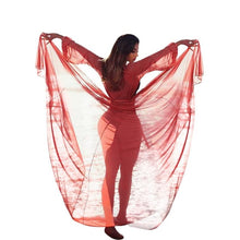 Load image into Gallery viewer, Fancinating Women Long Sleeve Mesh Bikini Chiffon