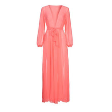 Load image into Gallery viewer, Fancinating Women Long Sleeve Mesh Bikini Chiffon