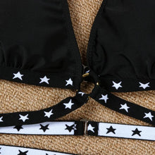 Load image into Gallery viewer, Fancinating Women Star Print Bikini Set Push-Up