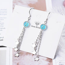 Load image into Gallery viewer, Wedding Gift Jewelry 3PCS Tassels With Star Long 925 Silver - Sophornlilly