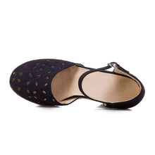 Load image into Gallery viewer, Patchwork Women Sandals Wedges Shoes Buckle Thick Bottom Women