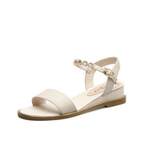 Load image into Gallery viewer, Fanyuan Size 31 43 Genuine Leather Sandals wedges Women Shoes