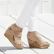Load image into Gallery viewer, Fashion New Summer Women's Sandals Peep Toe High