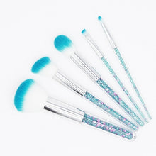 Load image into Gallery viewer, Fashion Diamond Crystal Makeup Brushes Set Unicorn Shinny Glitter