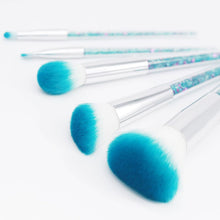 Load image into Gallery viewer, Fashion Diamond Crystal Makeup Brushes Set Unicorn Shinny Glitter