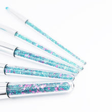Load image into Gallery viewer, Fashion Diamond Crystal Makeup Brushes Set Unicorn Shinny Glitter