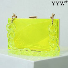 Load image into Gallery viewer, Fashion Acrylic Clutch Bag Evening Bag Transparent Highclass Design