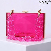 Load image into Gallery viewer, Fashion Acrylic Clutch Bag Evening Bag Transparent Highclass Design