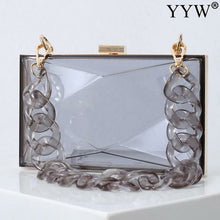 Load image into Gallery viewer, Fashion Acrylic Clutch Bag Evening Bag Transparent Highclass Design