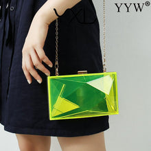 Load image into Gallery viewer, Fashion Acrylic Clutch Bag Evening Bag Transparent Highclass Design