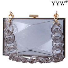 Load image into Gallery viewer, Fashion Acrylic Clutch Bag Evening Bag Transparent Highclass Design