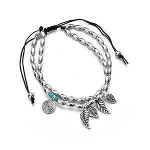 Fashion Anklets for Women Foot Accessories Leaf Symbol Summer Beach