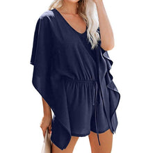 Load image into Gallery viewer, Fashion Bat Sleeve Loose Casual Jumpsuit Women Summer Rompers - Sophornlilly
