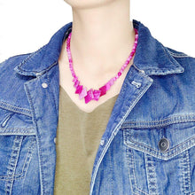Load image into Gallery viewer, Fashion Bohemian Jewelry Drop Pendant Necklace for Women Stone Crystal - Sophornlilly