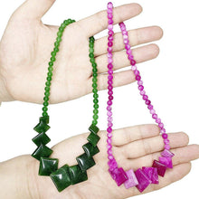 Load image into Gallery viewer, Fashion Bohemian Jewelry Drop Pendant Necklace for Women Stone Crystal - Sophornlilly