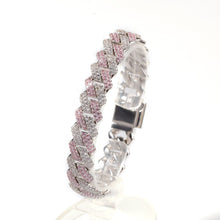 Load image into Gallery viewer, Fashion Bracelets Copper Made Silvery Pink Matching Bracelet Hiphop