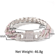 Load image into Gallery viewer, Fashion Bracelets Copper Made Silvery Pink Matching Bracelet Hiphop