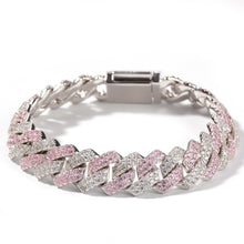 Load image into Gallery viewer, Fashion Bracelets Copper Made Silvery Pink Matching Bracelet Hiphop