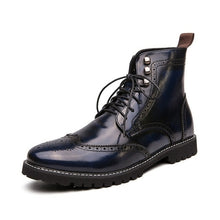 Load image into Gallery viewer, Fashion British Stylish Red Brogue Shoes High Top