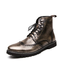 Load image into Gallery viewer, Fashion British Stylish Red Brogue Shoes High Top