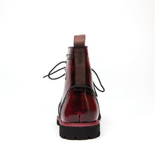 Load image into Gallery viewer, Fashion British Stylish Red Brogue Shoes High Top