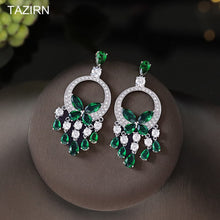 Load image into Gallery viewer, Fashion CZ Dangle Earrings Cute Bride Wedding Butterfly Shape Drop