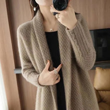 Load image into Gallery viewer, Cardigan Knitted Sweater New Long