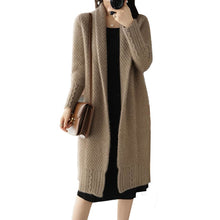 Load image into Gallery viewer, Cardigan Knitted Sweater New Long
