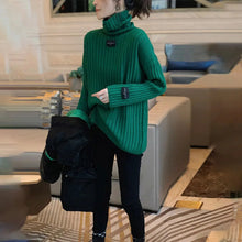 Load image into Gallery viewer, Cardigan Knitted Sweater New Long
