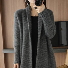 Load image into Gallery viewer, Cardigan Knitted Sweater New Long